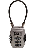 Kale Şifreli Asma Kilit 3 Basamaklı Şifreleme 20 100 Çift Yönlü Gri 1 Adet