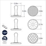 Nordicware Özel Şekilli Kurabiye Baskı Pulları