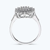 Altın Baget Taşlı Yüzük