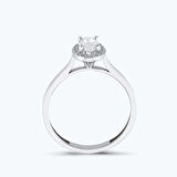 Altın Oval Taşlı Yüzük