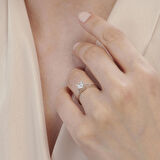 Altın Tektaş Yüzük