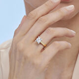 Altın Tektaş Yüzük