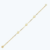 Altın Kalp Bileklik