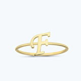 Altın F Harfi Yüzük