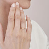 Altın K Harfi Yüzük