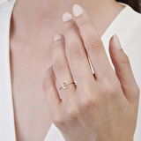 Altın O Harfi Yüzük