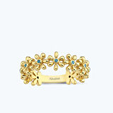 Altın Çiçek Yüzük