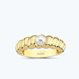 Altın İnci Yüzük