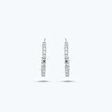 Altın Taşlı Halka Küpe