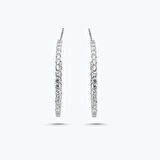 Altın Taşlı Halka Küpe