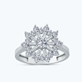 Altın Baget Taşlı Yüzük