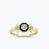 Altın Sekizgen Yüzük