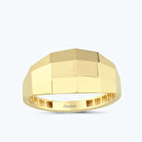 Altın Bombeli Yüzük