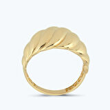 Altın Bombeli Yüzük