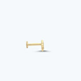 Altın Tragus Çiçek Piercing