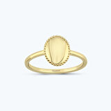 Altın Oval Yüzük