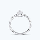 Altın Damla Tektaş Yüzük