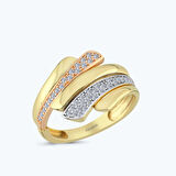 Altın Sıra Taşlı Yüzük