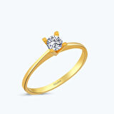 22 Ayar Altın Tektaş Yüzük