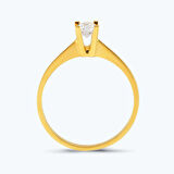 22 Ayar Altın Tektaş Yüzük