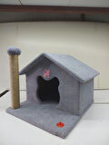 MİSHANİMAL XL BOY TEK KATLI KEDİ EVİ