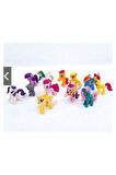 My Little Pony Oyuncak 12 Li Set Figür Oyuncak My Little Pony Atlar Oyuncak Pony Atları