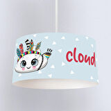 Çocuk Odası Dijital Baskılı Sarkıt Avize Model 146