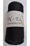 Makrome Polyester ip 200 gram siyah