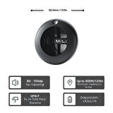 Mili Mi Tag Akıllı Bluetooth Takip Cihazı Siyah – Android Uyumlu