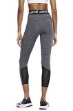 Nike Pro 365 Mid-Rise Crop Training Legging Toparlayıcı Gri Siyah Tayt