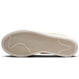 Nike Blazer Platform Leather Unisex Sneaker Hakiki Deri Beyaz-Sarı Günlük Spor Ayakkabı 3cm