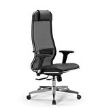 Ergolife SynchroSit 10 Ergonomik Deri ve Fileli Ofis - Yönetici Koltuğu / Çalışma Sandalyesi - 1D1.D.1.333 Siyah