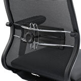 Ergolife SynchroSit 10 Ergonomik Deri ve Fileli Yönetici Koltuğu / Ofis Sandalyesi - 1F6.7.1.544 Siyah