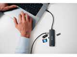VERBATIM 32151 USB-C Pro Multiport Hub 8 Port CMH-08 USB Çoklayıcı