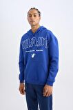 DeFactoFit NBA Miami Heat Boxy Fit Kapüşonlu Kanguru Cepli Kalın Sweatshirt D3229AX24WNBE181