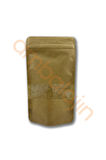 13x22.5 - Kraft Pencereli Doypack