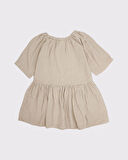 Çocuk Müslin Elastik Elbise ve Saç Bandı