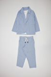 Keten Çizgili Çocuk Takım Elbise