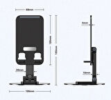 Katlanabilir Telefon Tablet Tutucu Stand