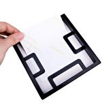 "Yapışkanlı Sök-Tak Paspartulu Pola Çerçeveler (3'lü Paket) -