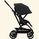 Cybex Eezy S Twist Plus2 , Magic Black 360 Derece Dönebilen Kabin Boy Travel Sistem Bebek Arabası