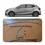 Seat İbiza Uyumlu 14 Parça Krom Cam Çerçeve Çıtası 2022+ Sonrası