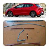 Seat İbiza Uyumlu 14 Parça Krom Cam Çerçeve Çıtası 2022+ Sonrası