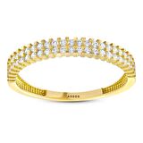 Taşlı Tasarım Altın Yüzük