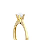 Altın Tektaş Yüzük