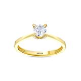 Altın Tektaş Yüzük