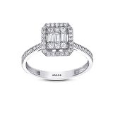 Baget Taşlı Altın Yüzük