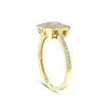 Baget Taşlı Altın Yüzük