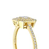 Baget Taşlı Altın Yüzük