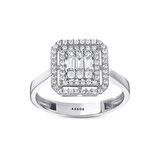 Baget Taşlı Altın Yüzük